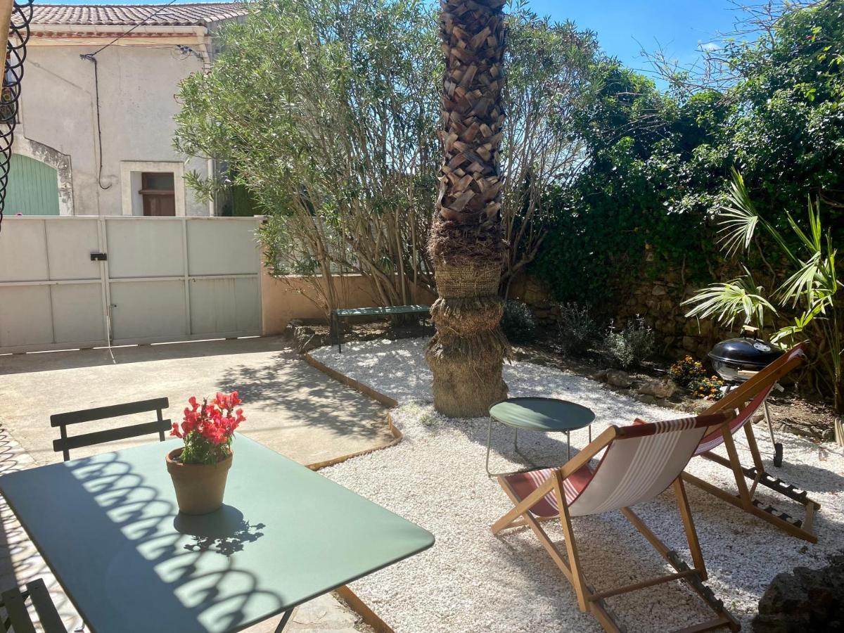 Gîte Le Palmier - Perfectly located cosy studio with private garden Puissalicon Extérieur photo